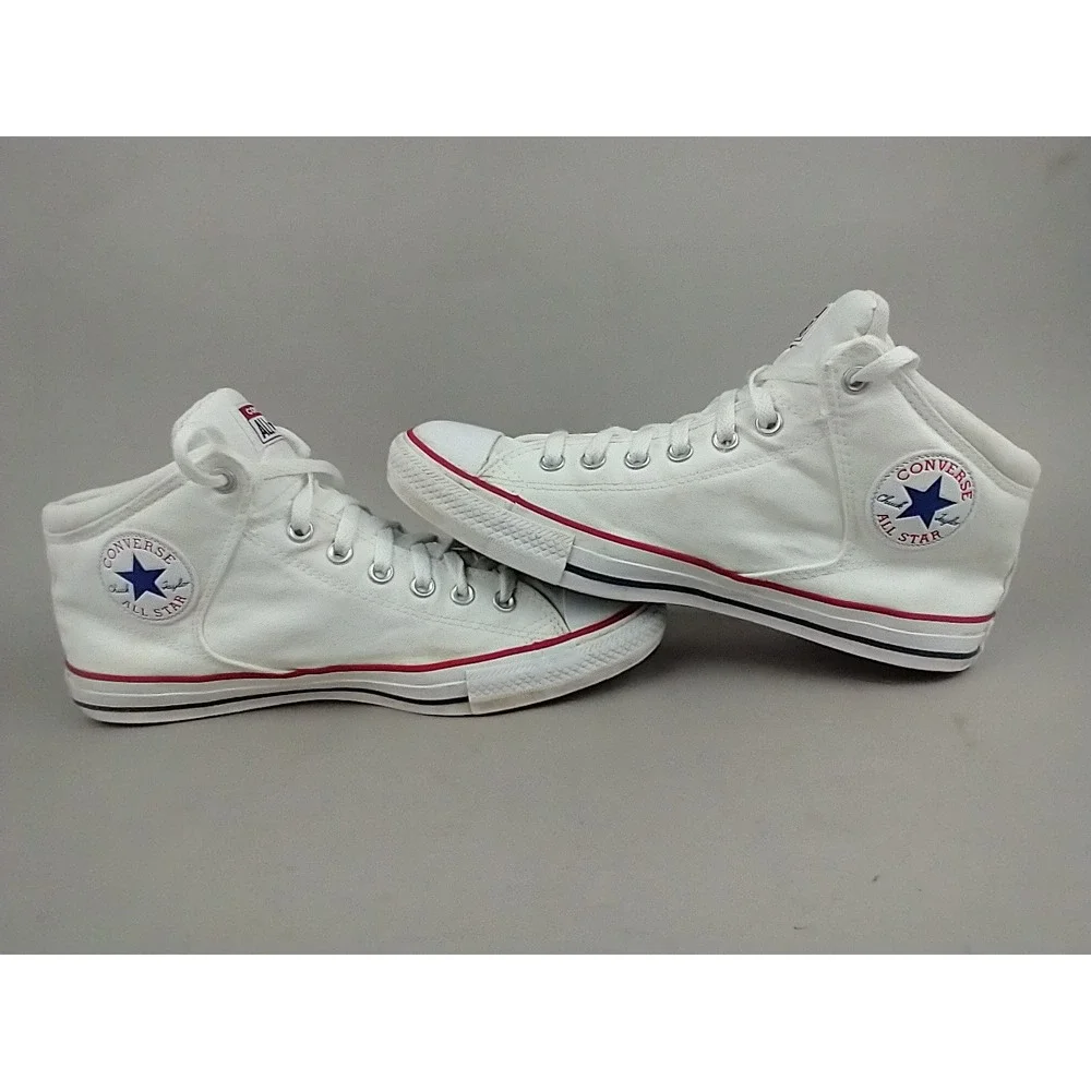 Converse Chuck Taylor All Star Madison Mid White Canvas Sneakers  Mens 10.5 - Picture 5 of 15